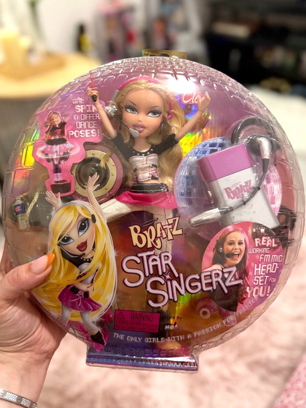 Vintage 2007 Bratz Star Singerz Cloe Doll Rare FM Mic Headset Set #011 Fall 26
